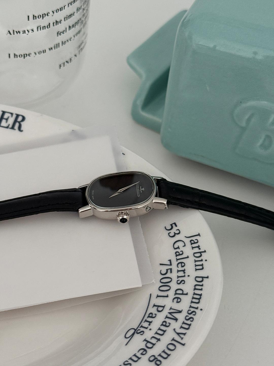 JAEGER-LECOULTRE oval dress watch