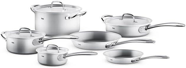 Fissler M5 Pro-Ply 5-ply Stainless Steel 10 Piece Cookware Set