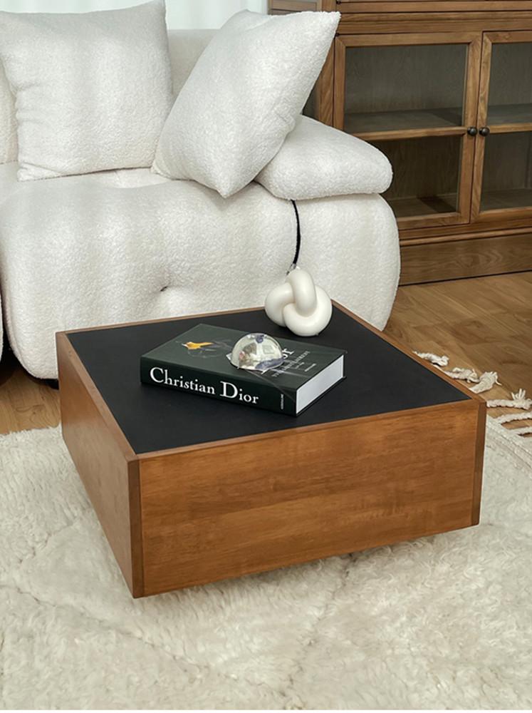 [주문 제작 가구] 누브레 미드센추리 투톤 거실테이블