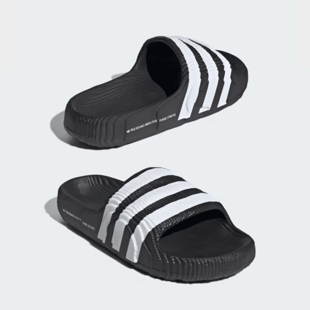 아디다스 오리지널 아딜렛 22 원더스 스톤 블랙