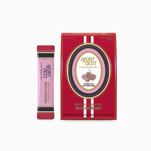 [몽베스트] 블랜딩 콤부차 타트체리베리 (10스틱)