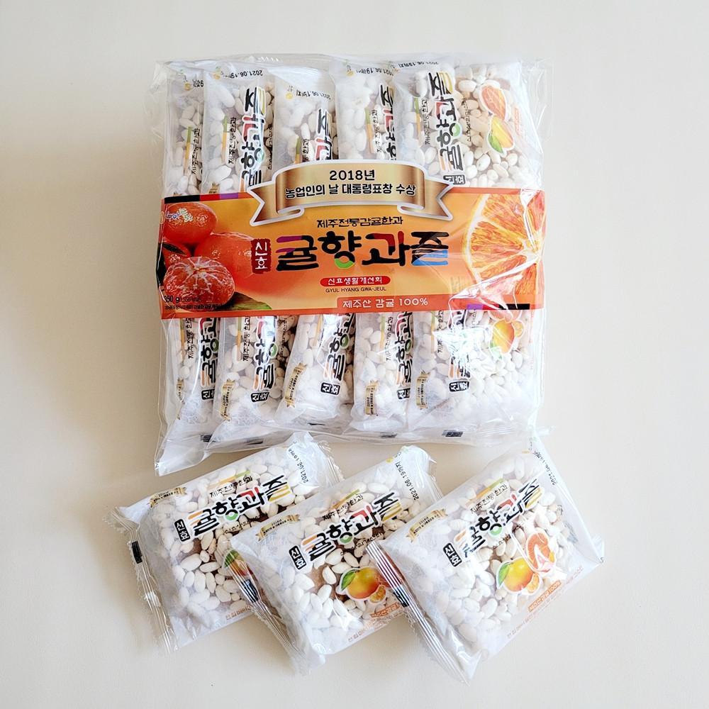 신효귤향과즐 제주감귤 한과 추석선물 제주도특산품 [원산지:국산(제주특별자치도) 등]