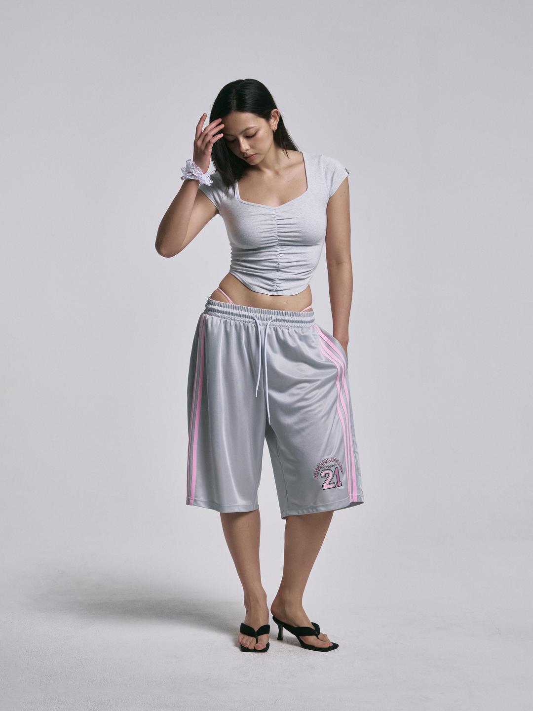 Nova Jersey Basketball Pants (Silver)