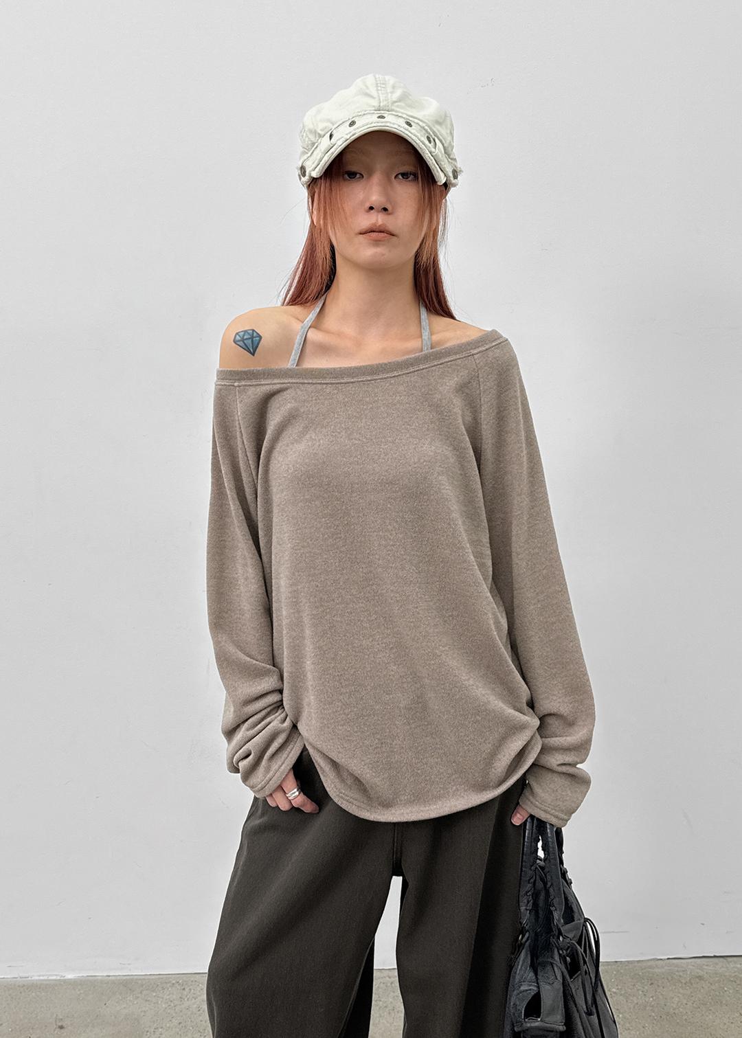 블랙업 [MADE] 포멜로 니트지 나그랑 긴팔티