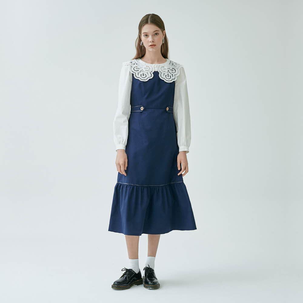 [뎁] 디테일 점퍼 원피스 [DDAMA4008M]