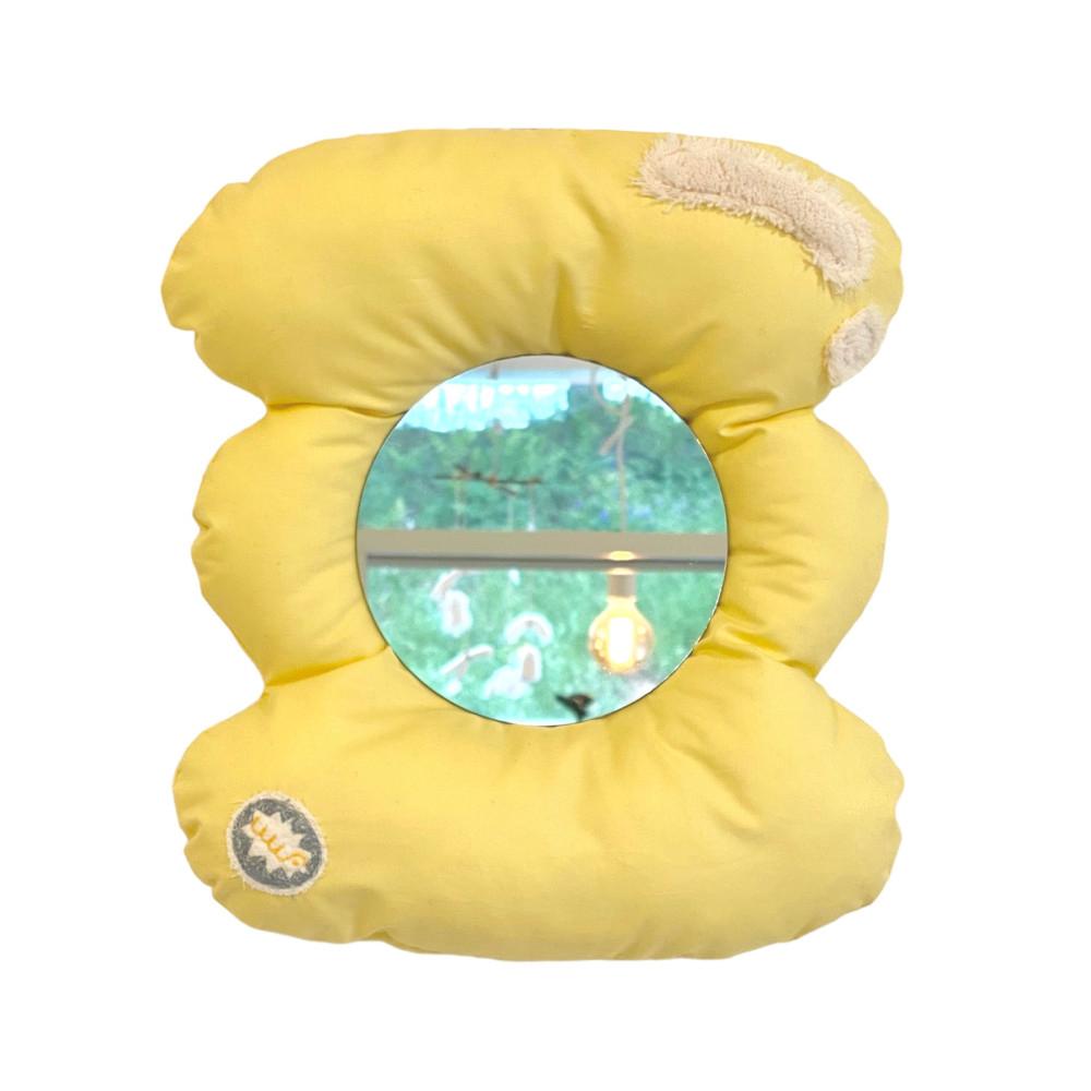 [물결위해] 패브릭 벽걸이 비정형 거울 벽장식 홈데코 오브제 친구선물 집들이선물