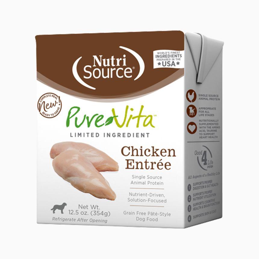 [NEW신상]퓨어비타 독 치킨 앙트레 파테 테트라팩 354g