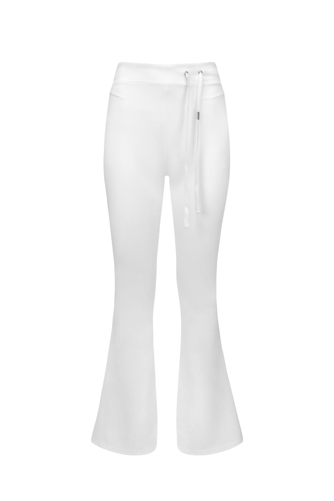 SEAM LINE BOOTCUT PANTS IVORY