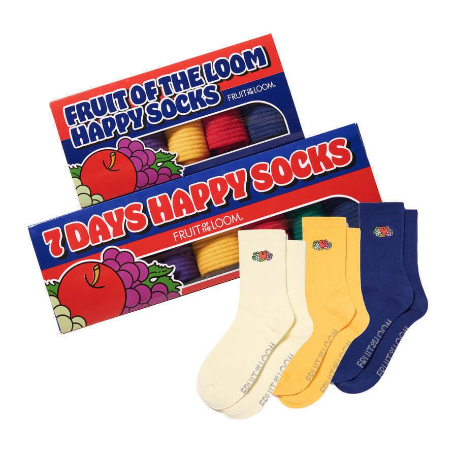 [선물5pack/7pack] [USA 코튼] 프룻 젤리 크루삭스