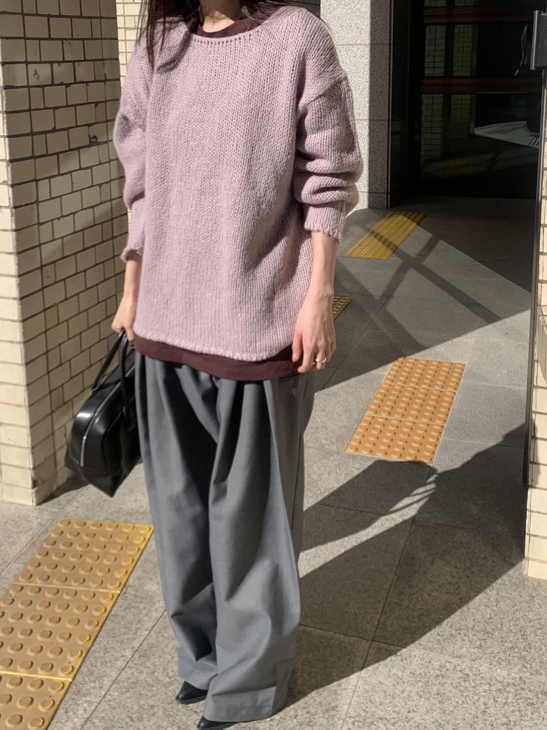 hagen boatneck knit (2col)