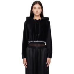 알렉산더왕 블랙 크롭 후디