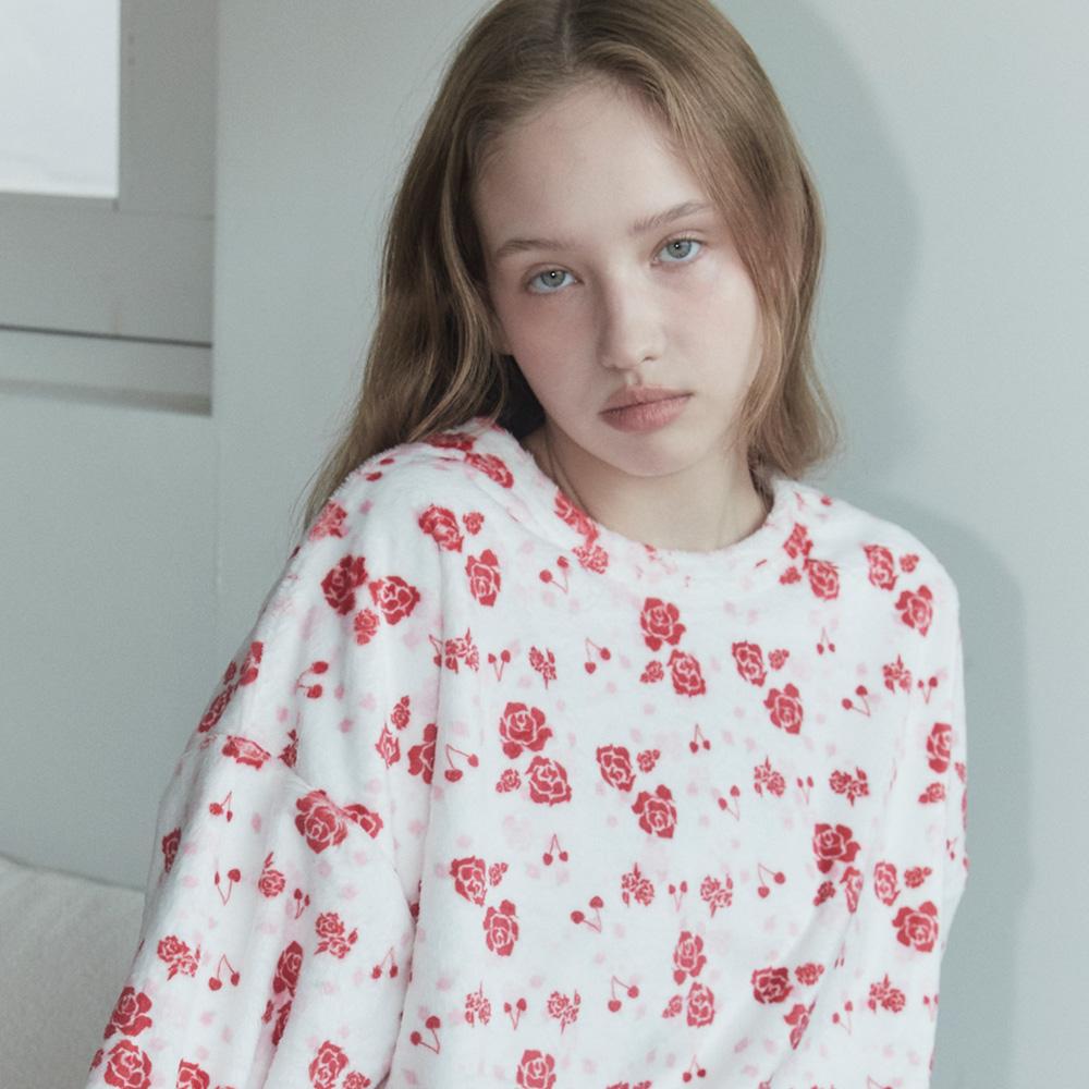 rose cherry winter pajama (수면잠옷)