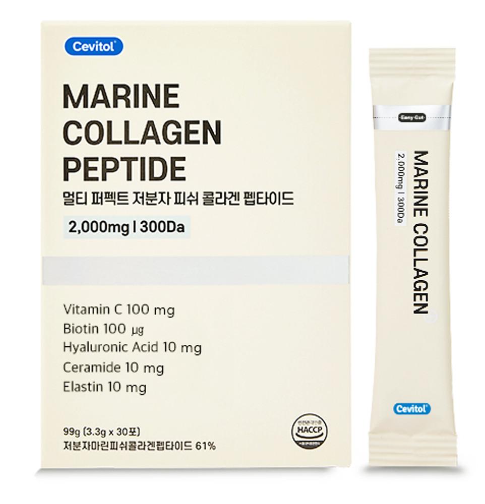 세비톨 멀티 퍼펙트 저분자 피쉬 콜라겐 펩타이드, 3.3g, 30포, 1세트