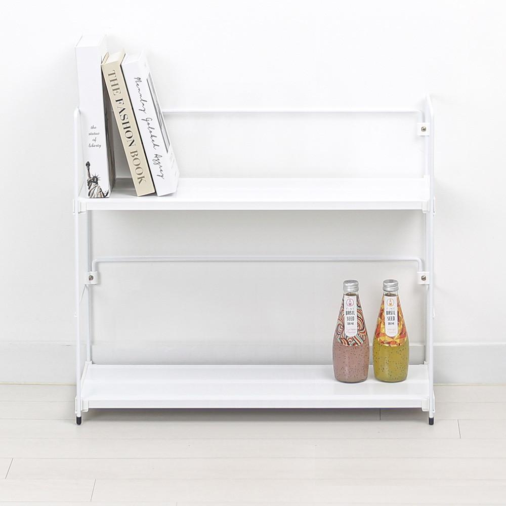 멀티 슬림 철제 선반 2단 600 미드 센추리 모던 모듈선반