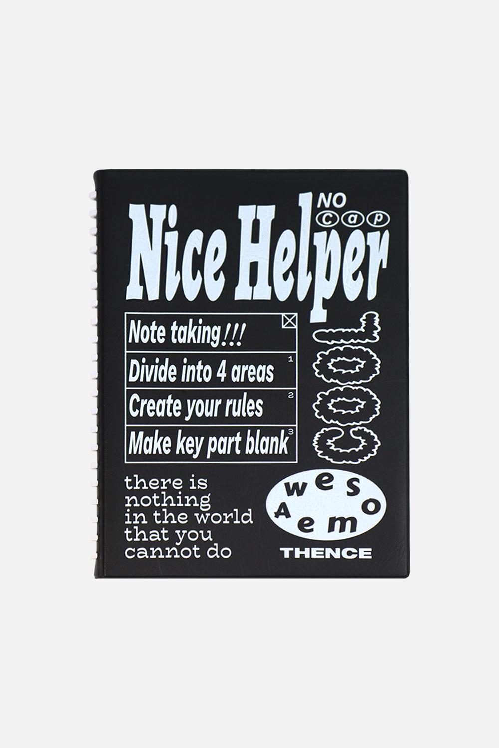 Loose Leaf Binder Note_Nice_Black