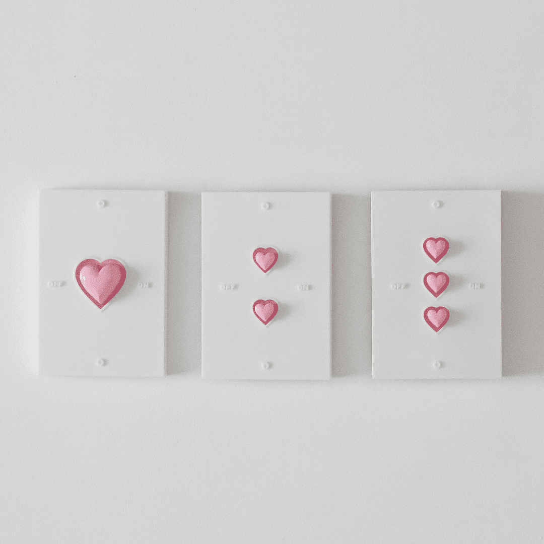 HEART SWITCH COVER (PINK) 스위치 커버