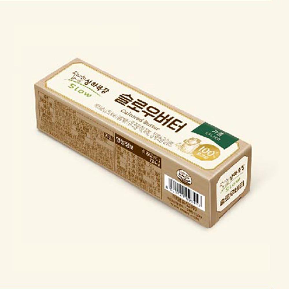 상하목장 슬로우버터 (가염 100g) 유크림100%
