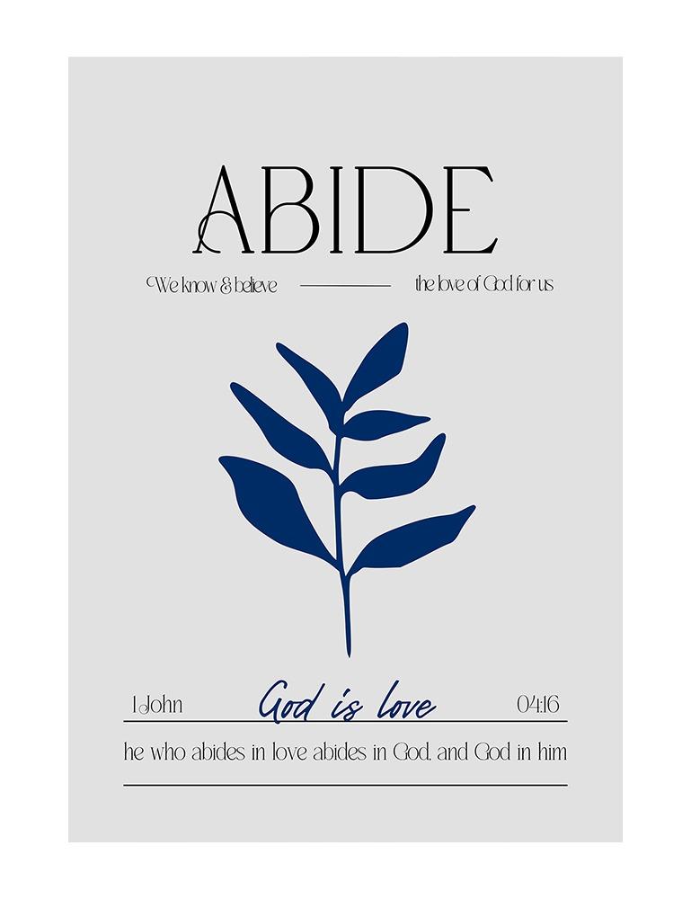 요한일서 4:16 Abide 사랑 안에 거하는 자