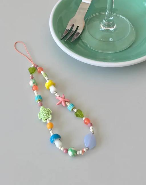 서퍼 핸드폰스트랩 거북이 불가사리 키링