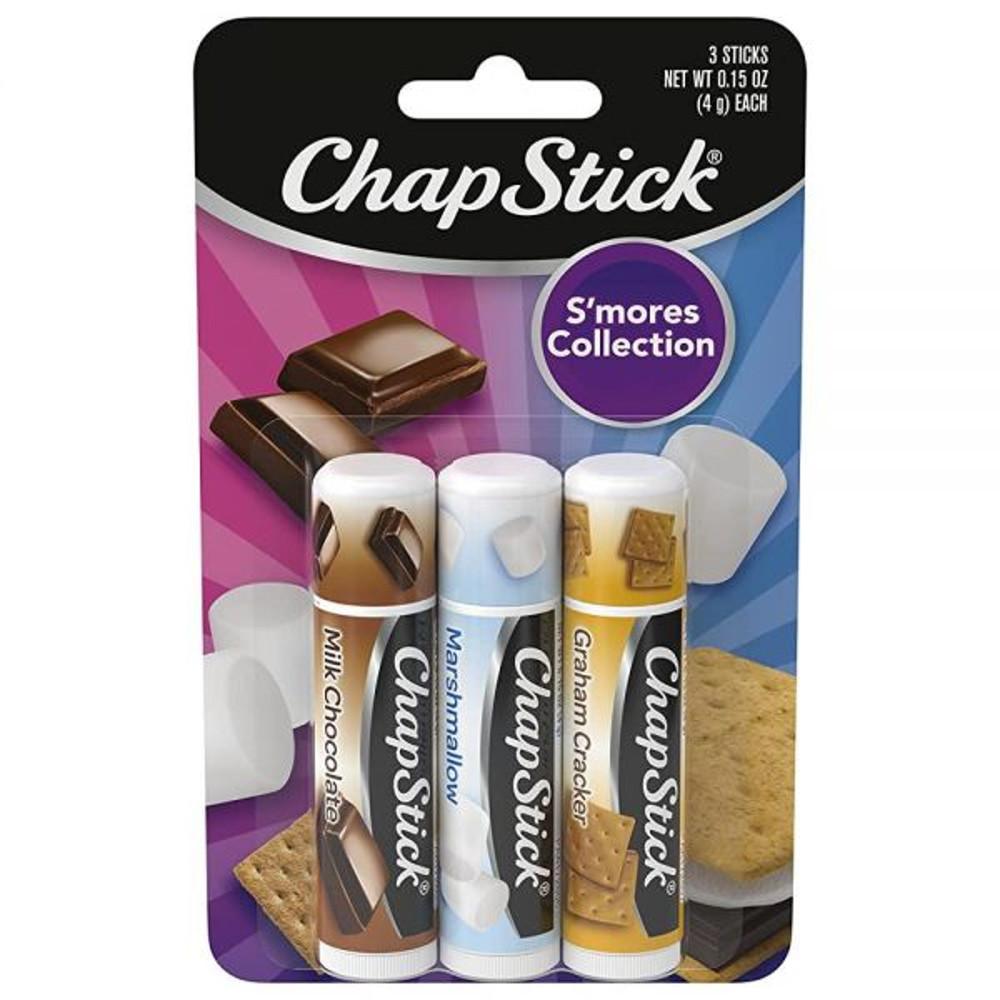 챕스틱 ChapStick 스모어 컬렉션 그레이엄 크래커, 마시멜로 앤 밀크 초콜릿 맛 립