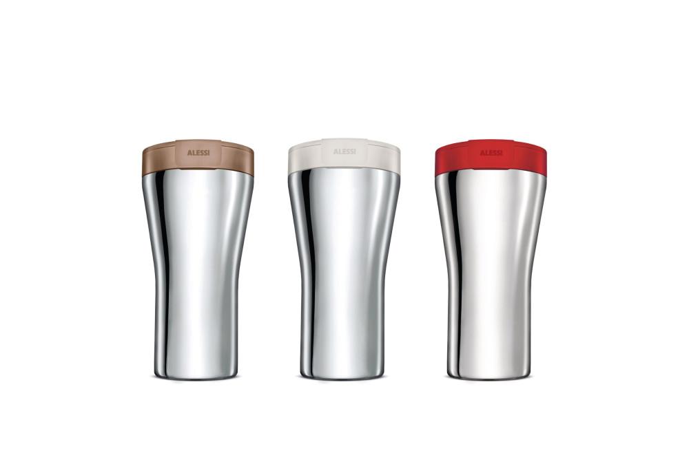 알레시 CAFFA 트래블 머그 보온 텀블러 (GIA24) - 컬러 3종