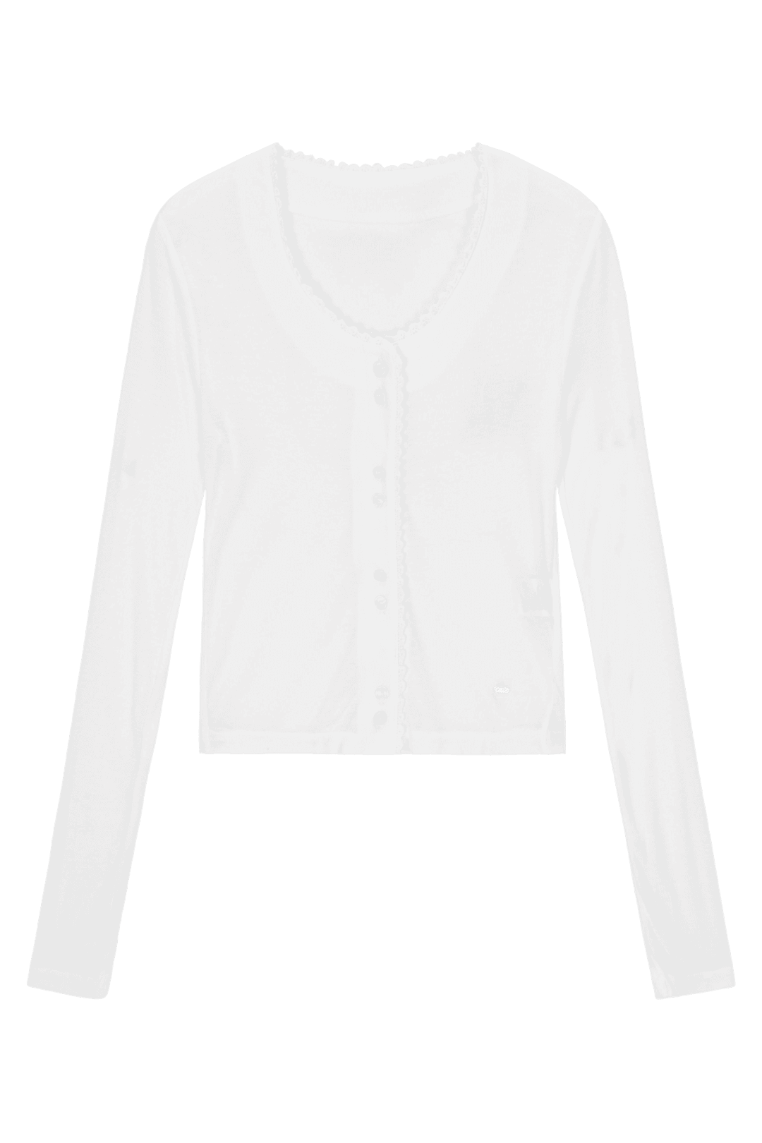 Lace tencel cardigan