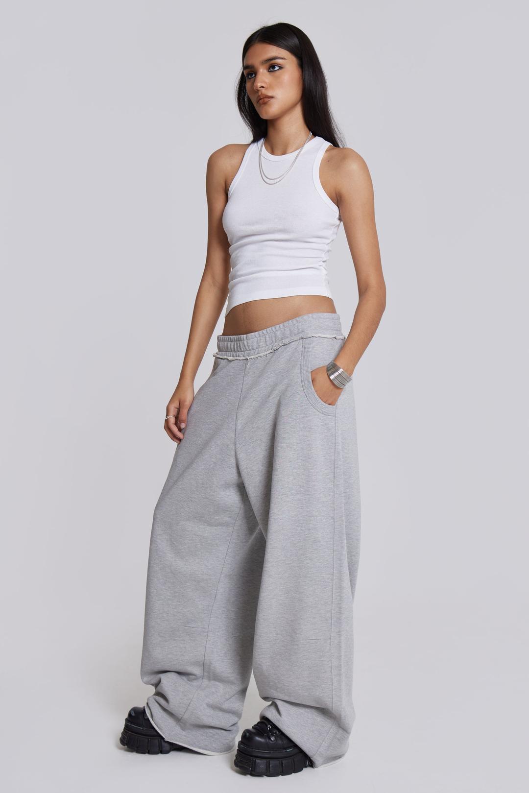 Grey Marl Monster Joggers - XXS / Grey
