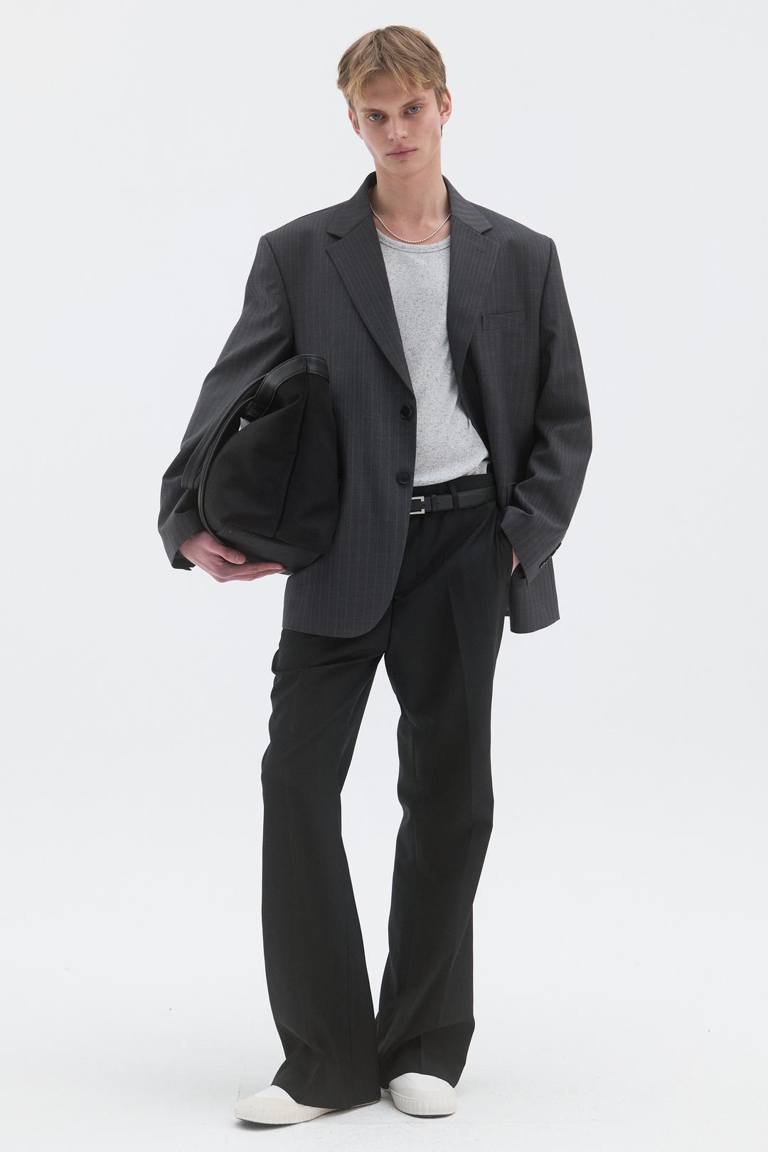 [3/19 출고] CORE SINGLE TAILORED JACKET - CHARCOAL