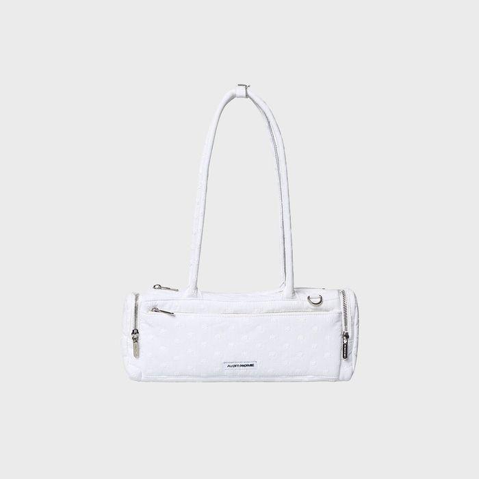 [잉화 착용] Flower East West Bag White