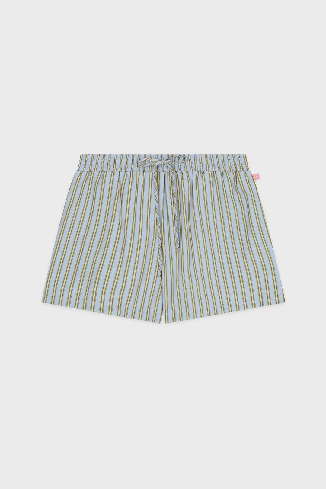 Basic Point Label Shorts (Blue)