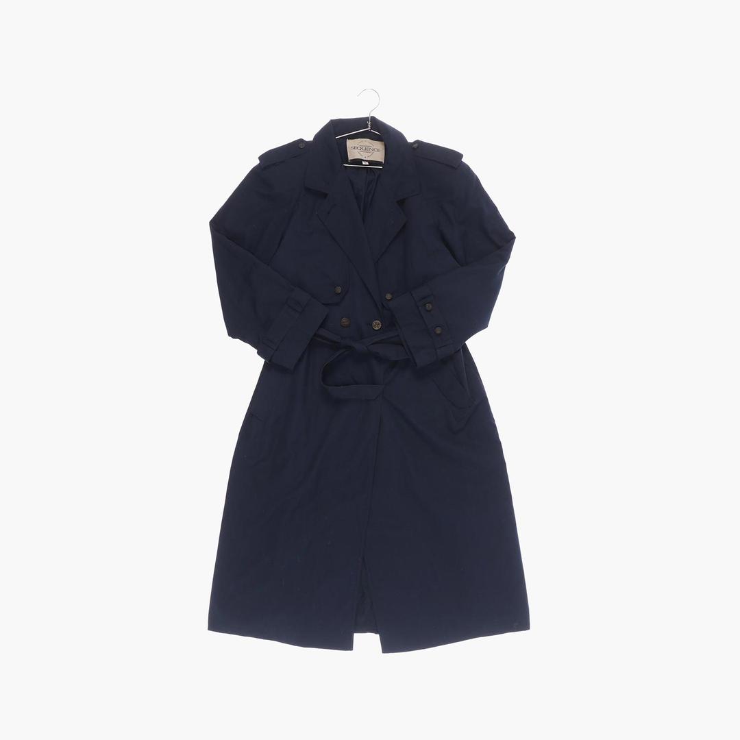 폴리 롱 트렌치 코트 여자 L