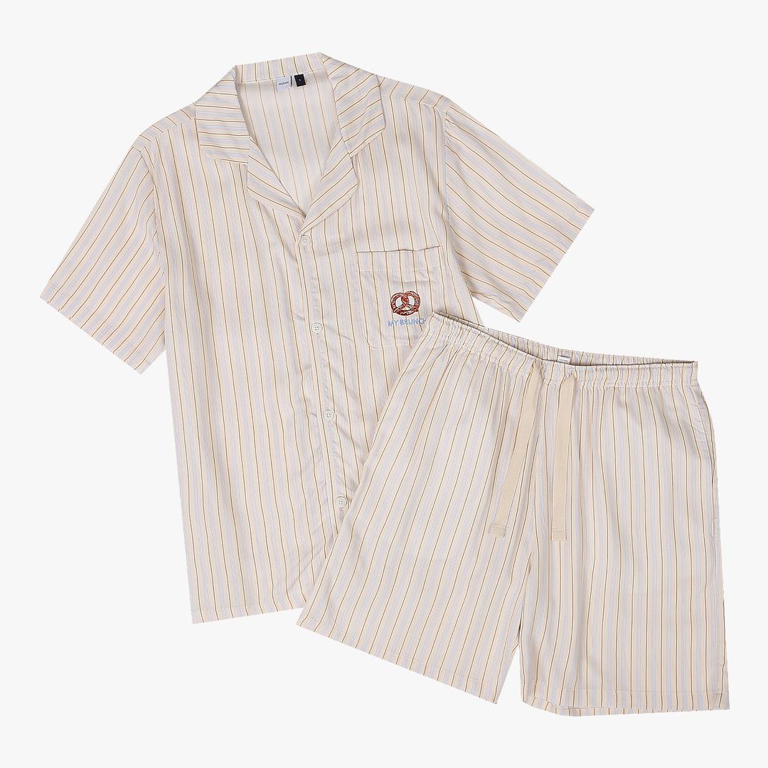 애니바디 [여름파자마🧊] 레이온 스윗타임 5부 공용 파자마세트