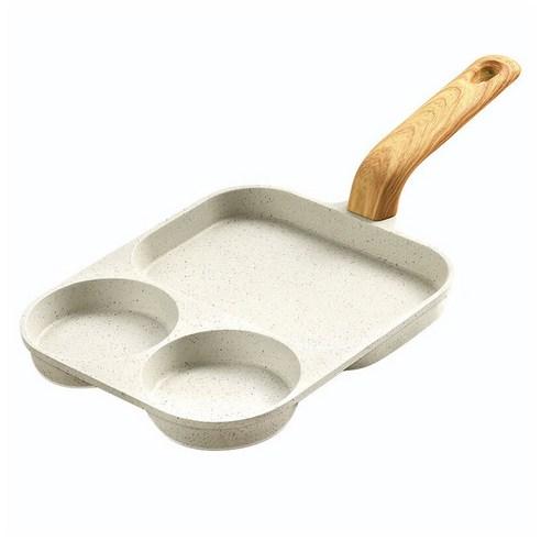 Tiger Pavilion 맥반석 3 인 1 블랙퍼스트 에그팬 화이트, 22cm, 1개