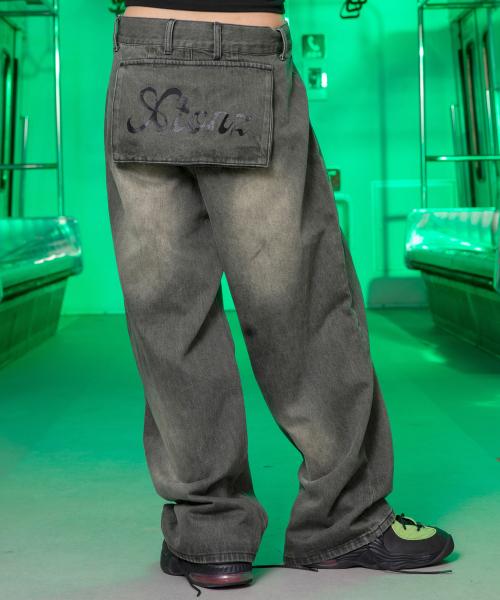 XP232 로브 퍼티그 몽키 팬츠 (KHAKI)