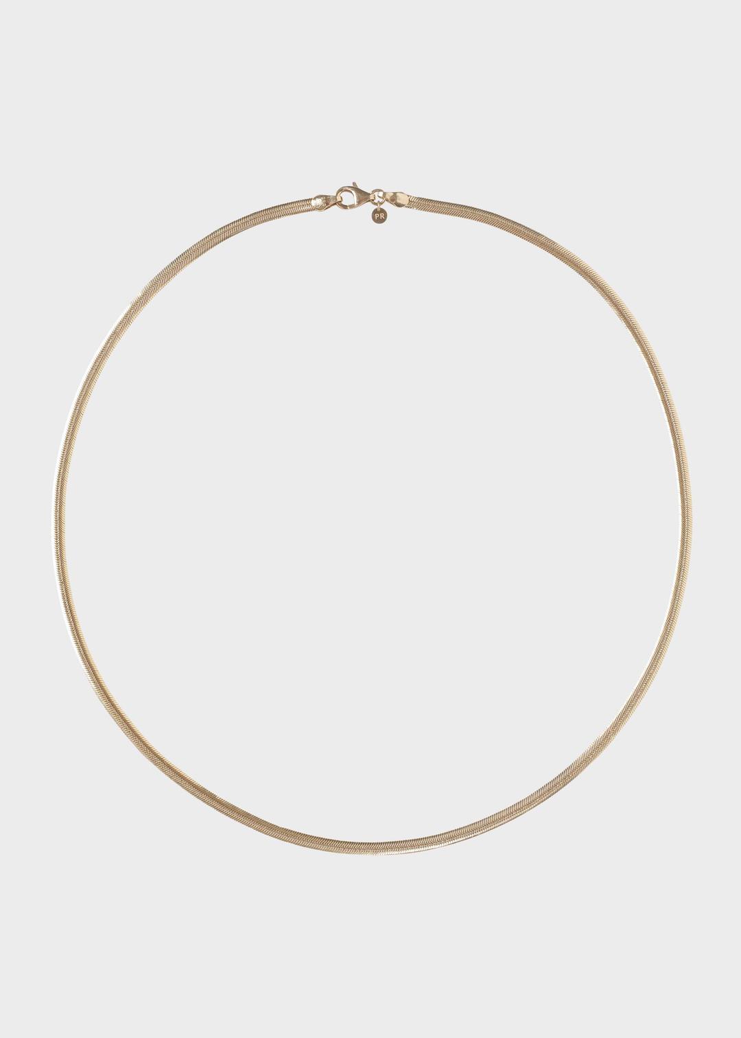 [2nd Pre order]Classic Snake Chain Necklace 14K Yellow Gold