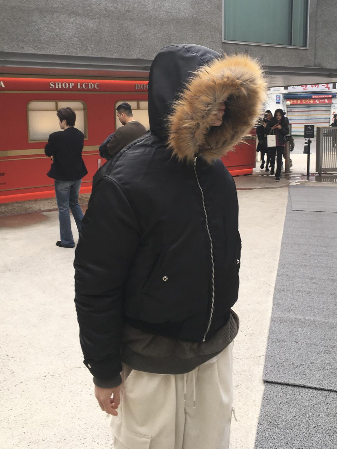 Eskimo shirring ma-1 jumper