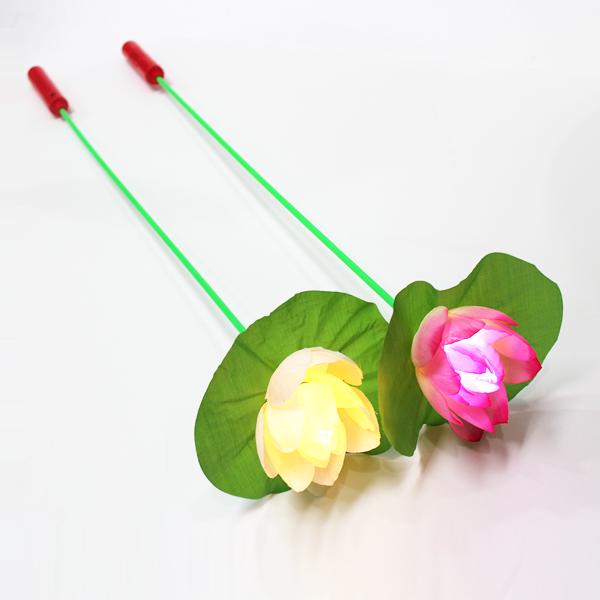 연꽃 LED 스틱 (50개) - 부처님오신날/봉축용품/제등행렬