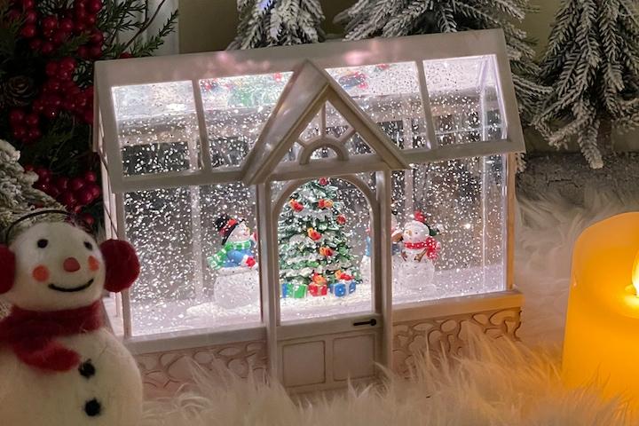 그란델 하우스 무드등 오르골 2종 크리스마스 워터볼 선물 스노우볼