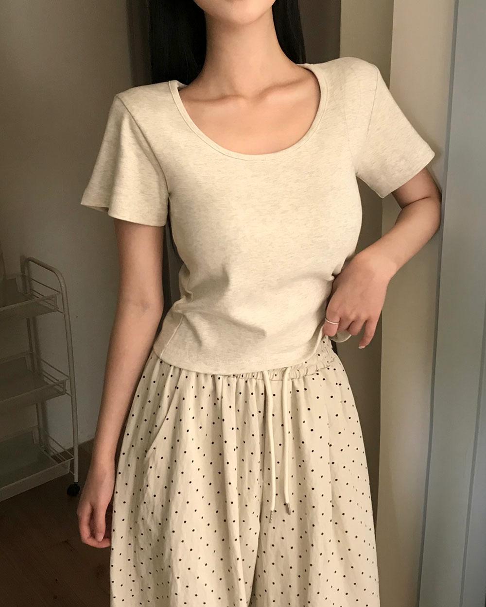 베이델리 [MADE/7color]젠느 투타입 반팔 티셔츠