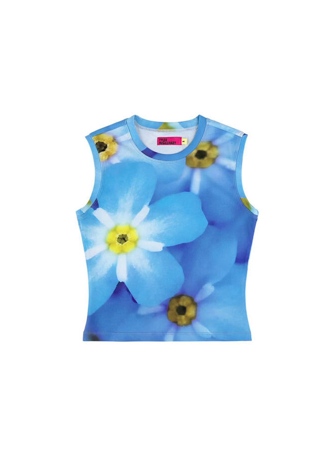 Forget Me Not Tank - 4XL / Blue