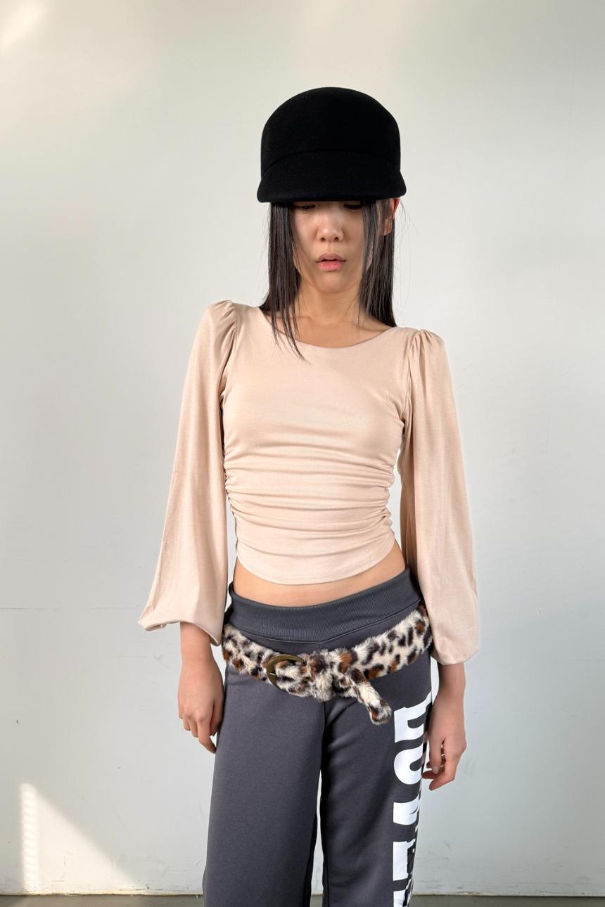 haze shirring top (3color)