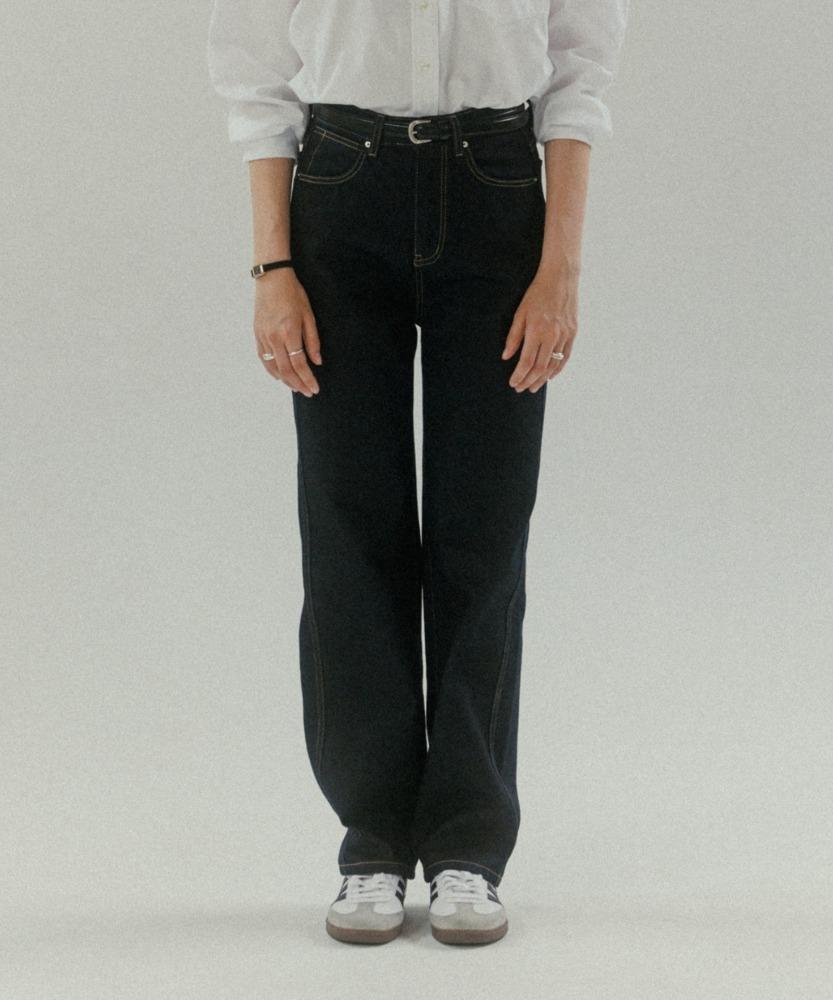 [잉화, 김나영 착용] STRAIGHT DENIM PANTS INDIGO