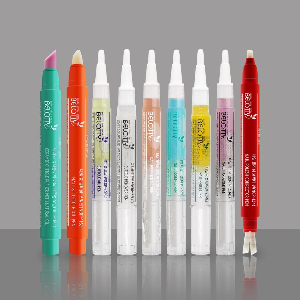 벨로티 네일케어용 큐티클오일펜 푸셔 네일세럼 리무버 하드너 골라담기