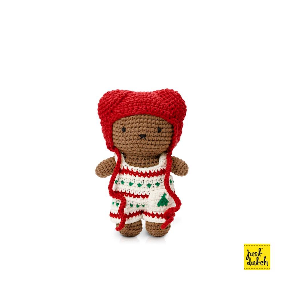 Boris and Christmas overall +hat