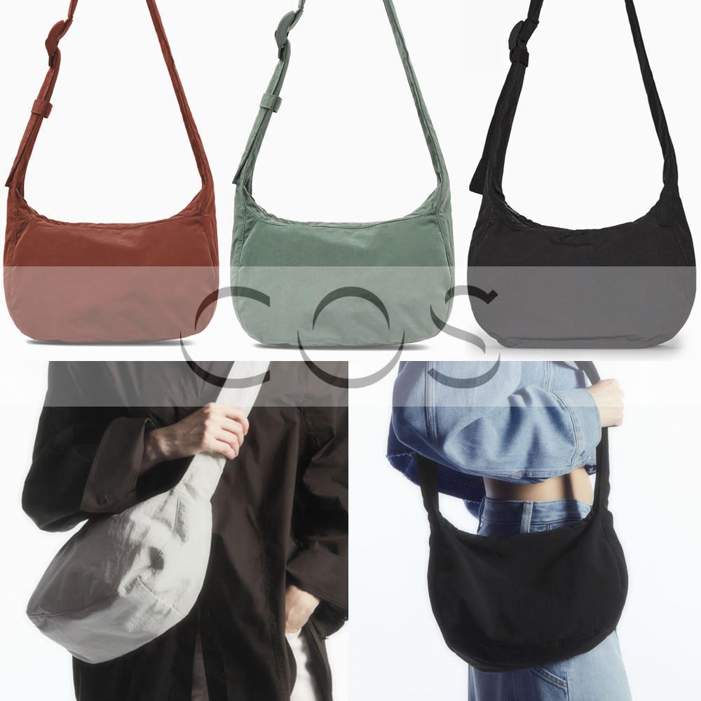 [내일도착] COS 코스 나일론 크로스바디 새들백 블랙 그레이 크로스백 미국유럽발송