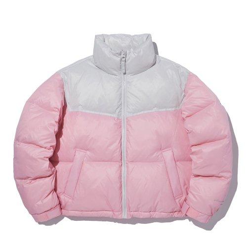 [23FW] 우먼스 글로시 크롭 푸퍼 다운점퍼 핑크 ITX4UD54APK