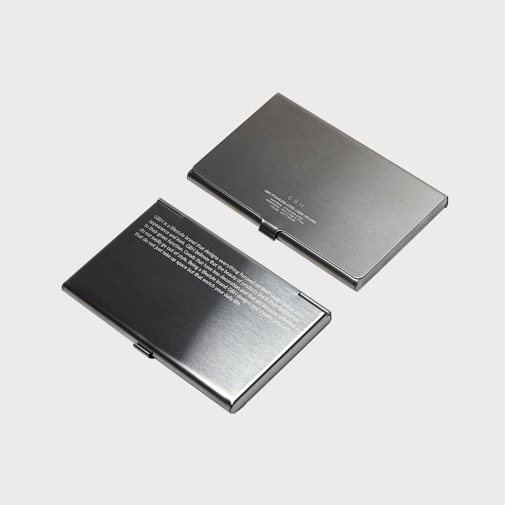 STAINLESS STEEL CARD HOLDER 카드홀더