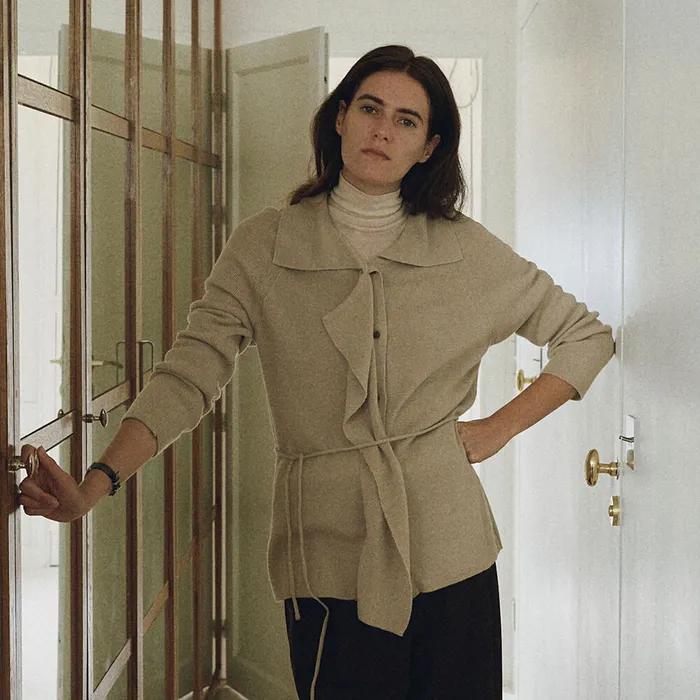 Asymmetric Front Knit Cardigan SK5AD339_2color