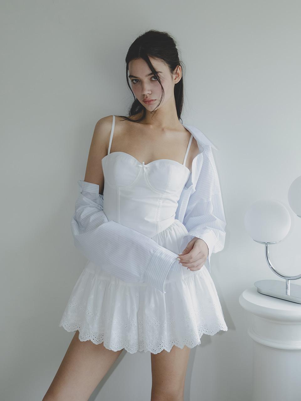 [6월 21일 예약배송] Baby shirts bolero (blue stripe)