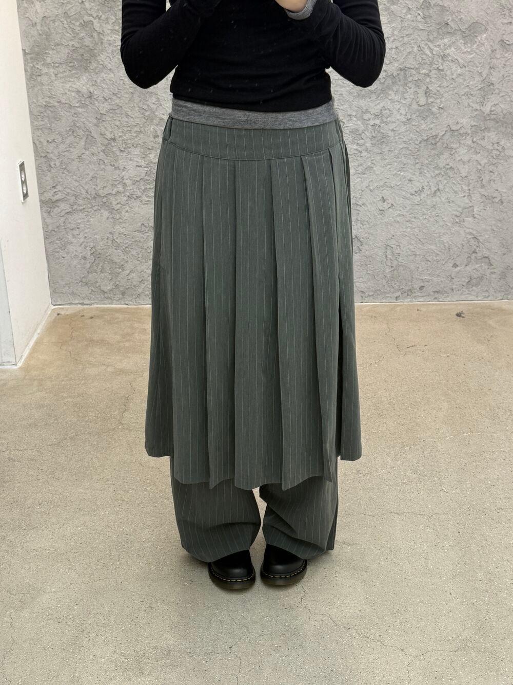 [ 뒷밴드 / 치마퍼짐아예없음 체형커버강추핏 ] Fifi skirt pants
